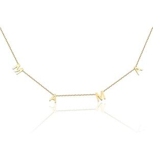 Gold Dipped MAMA Necklace Fashion Jewelry Gift for Expecting Mom Maternity Gift